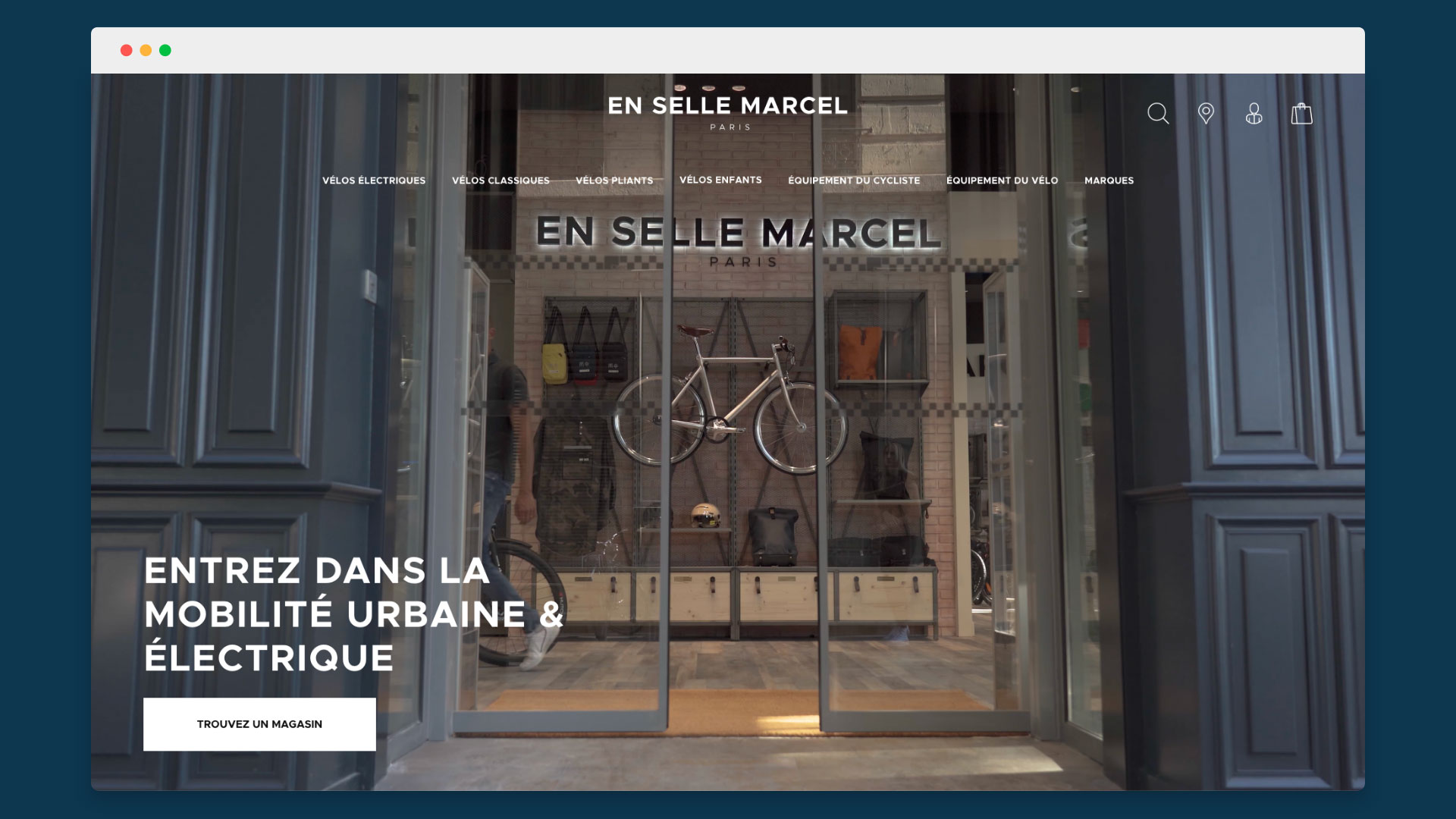 En Selle Marcel Website
