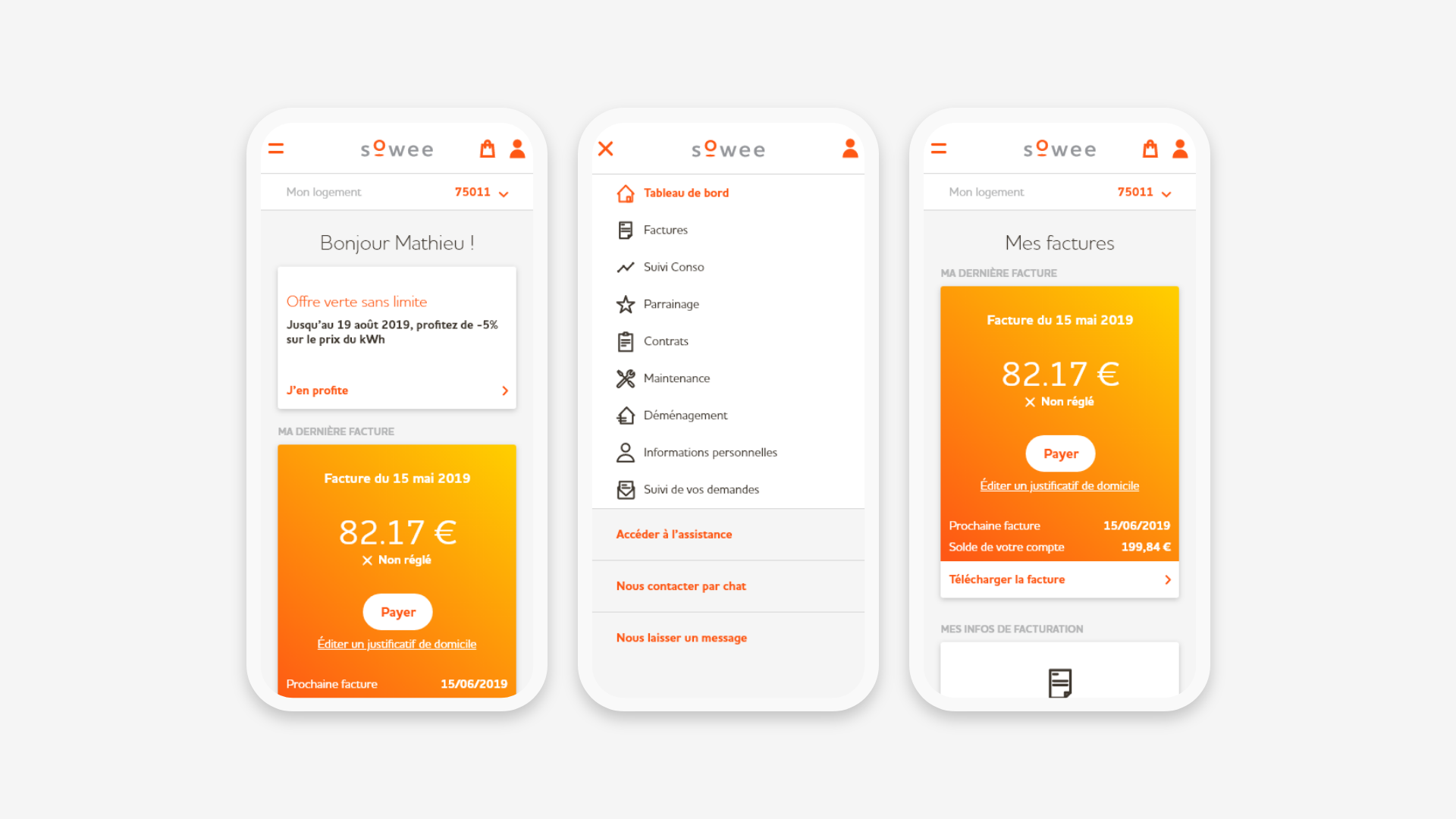 Sowee Customer Space